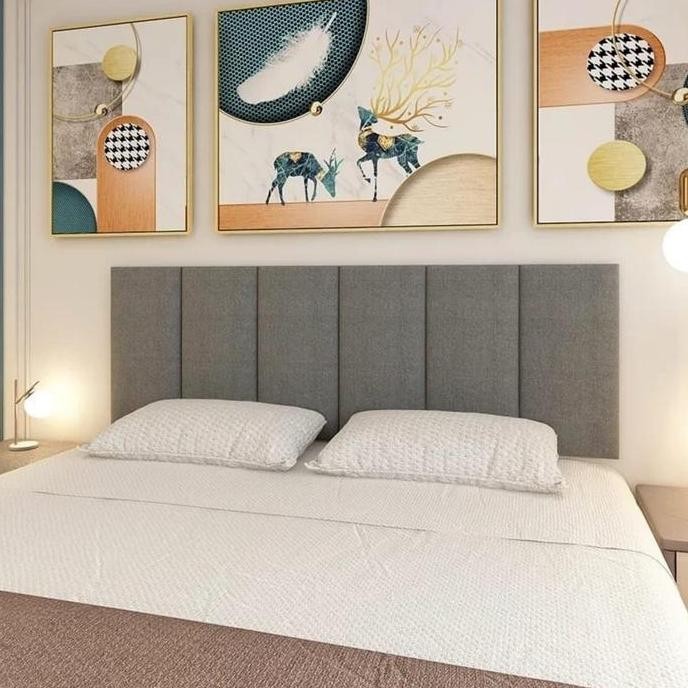 Headboard tempat tidur tempel. headboard kasur wallpanel estetik 20x50