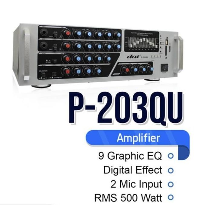 Promo AMPLI DAT P203QU ,AMPLIFIER DAT P203QU ,AMPLI BLUETOOTH DAT ORIGINAL COD