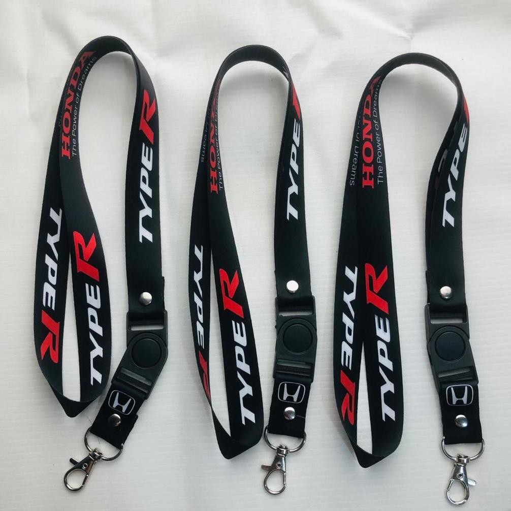 

Readyy!! Lanyard Honda Type R Tali ID Card Honda Mobil