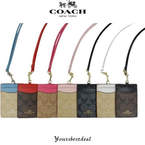 

Readyy!! Coach F65573 Lanyard / ID Card Holder