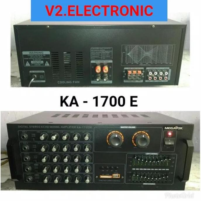 Promo Power Amplifier MEGAVOX KA-1700E Equalizer & USB COD
