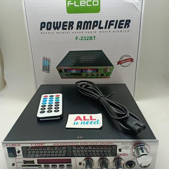 Promo Amplifier Fleco F-232BT - Ampli Fleco 232 BT - Fleco 232BT COD