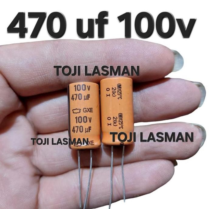 ( 470 UF 100V ) ELKO ELCO 470UF 470 MIKRO UF 100 V VOLT 100VOLT 100V