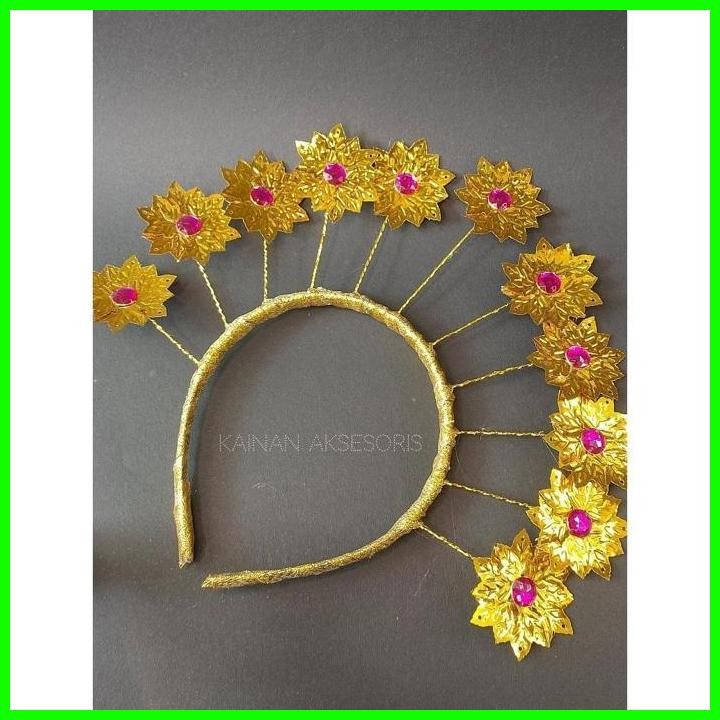 Sale Mahkota Bando Adat Jawa Hiasan Kepala Adat Karnaval Tari Pengantin