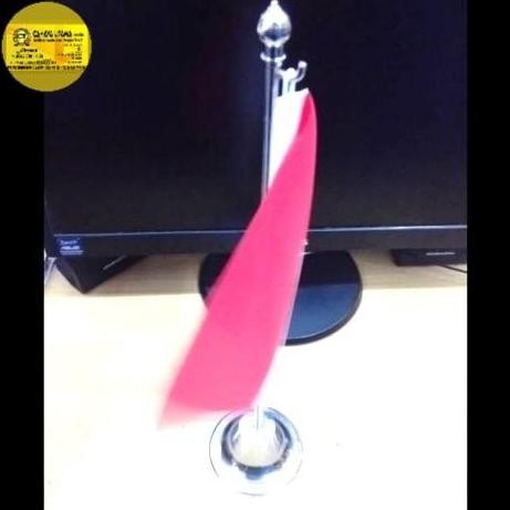 BENDERA MERAH PUTIH MEJA / BENDERA MERAH PUTIH TIANG STENLIS / BENDERA MERAH PUTIH + TIANG STENLIS m