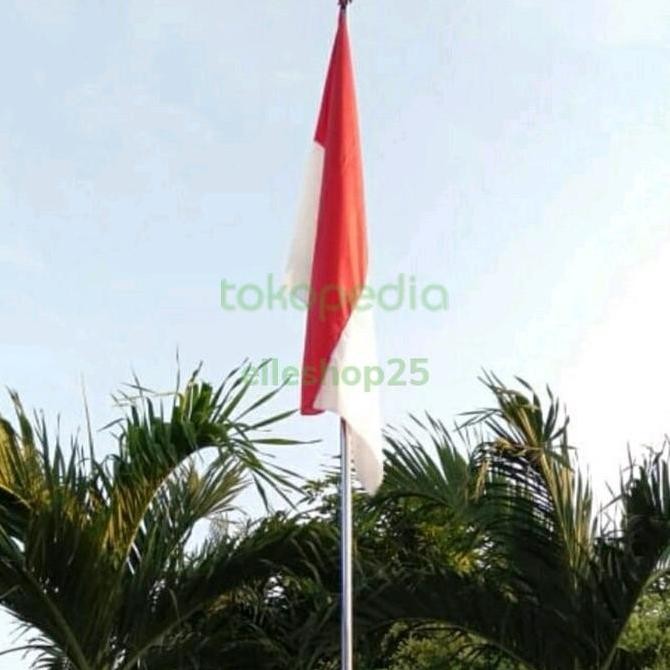 Tiang Bendera Stainless 6 meter murah