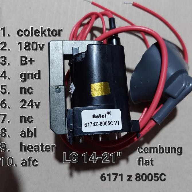 PLAYBACK TV LG 21 6174Z 8005A FLYBACK TV 6174Z-8005A 6174 8005