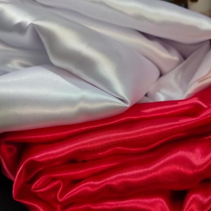 ready  bahan kain bendera merah putih gulungan meteran YARD