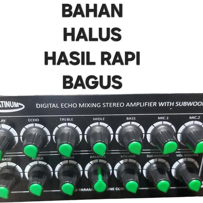 KNOP POTENSIO LUBANG BULAT TOMBOL TUTUP POTENSIOMETER PLASTIK AS WARNA VOLUM VOLUME BASS TREBLE BALA