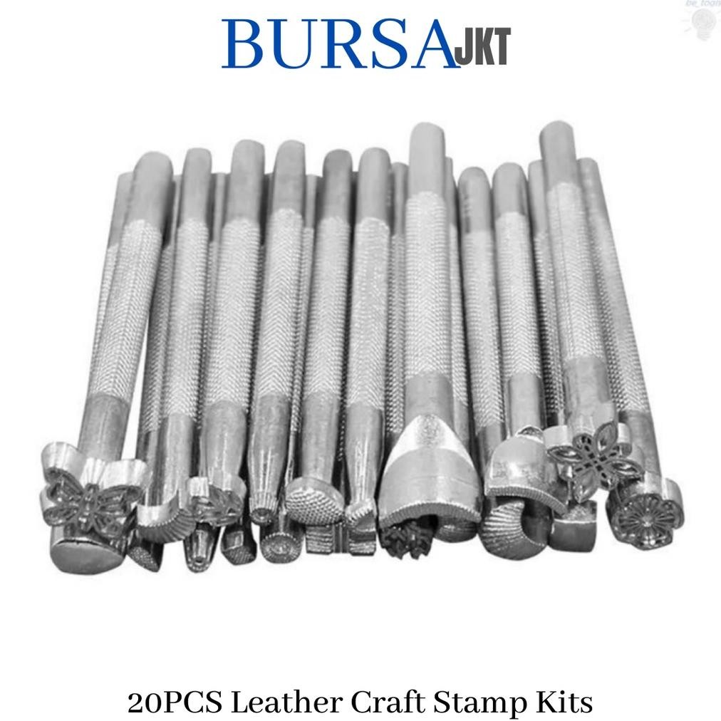 

Readyy!! STEMPEL UKIR ALAT CETAK PROFIL SET 20IN1 BERBAGAI MODEL BAHAN KERAJINAN KULIT