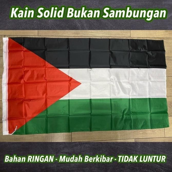 Bendera Palestina ukuran 150x90cm murah