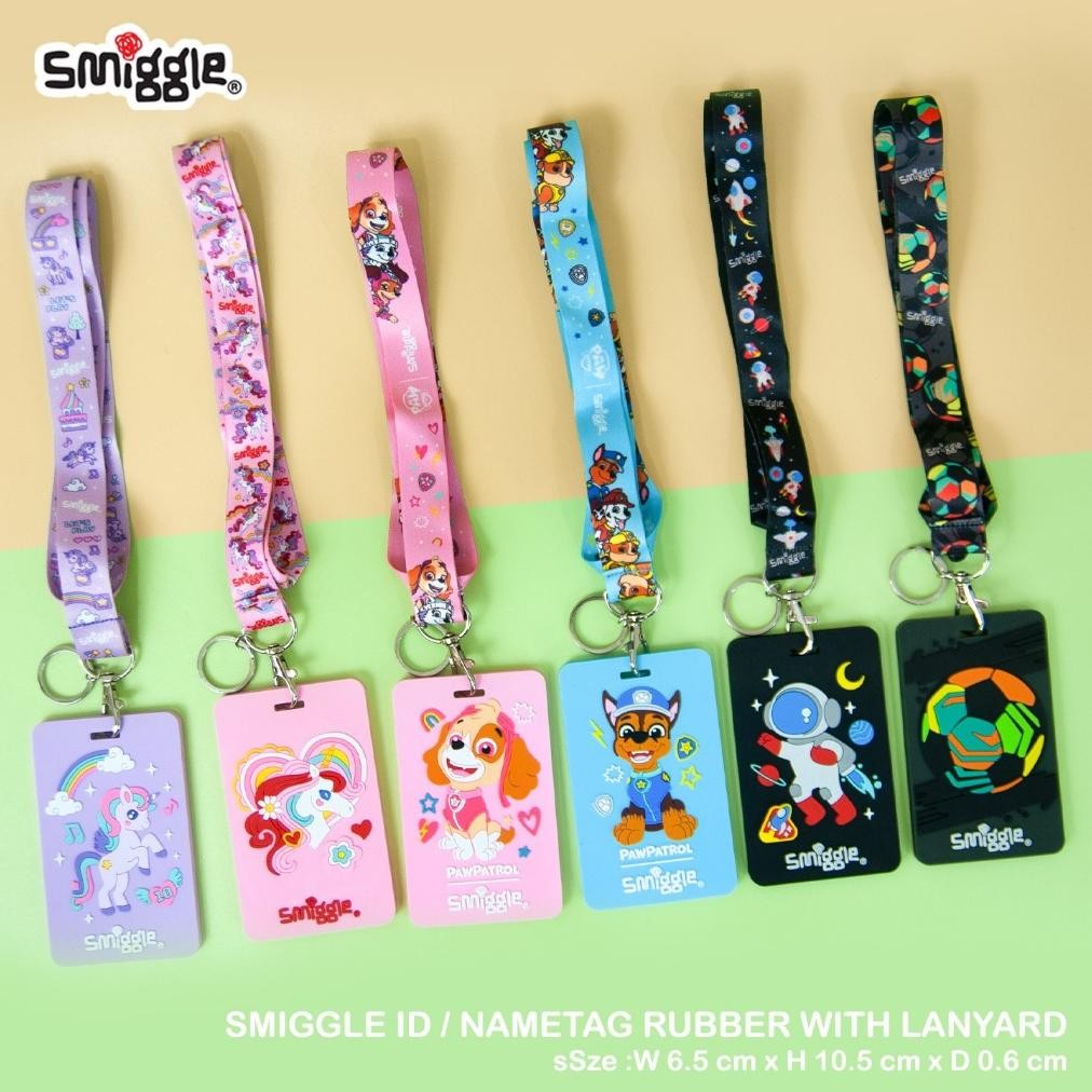 

Readyy!! SMIGGLE ID/ NAMETAG RUBBER WITH LANYARD 443172