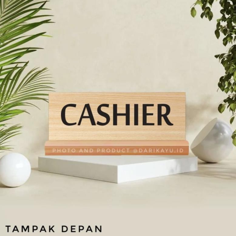 

Readyy!! Papan Penanda Meja Kasir / Sign system / Cashier