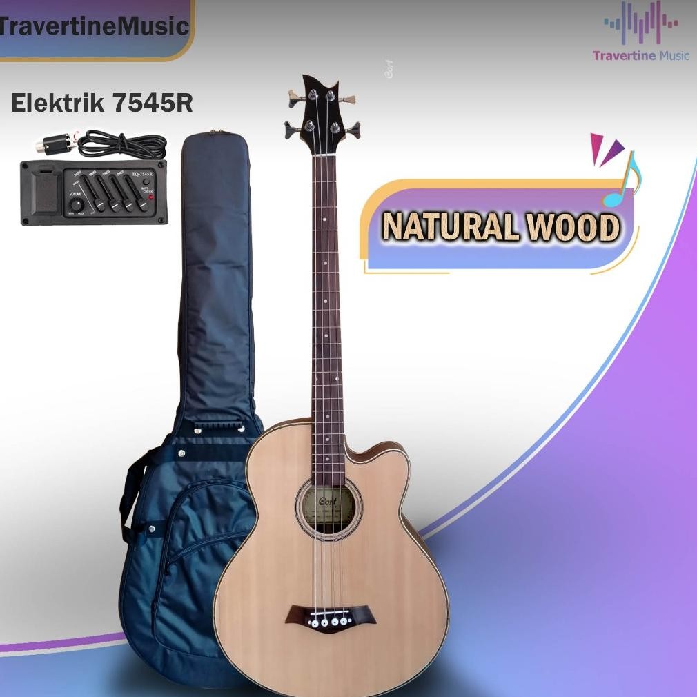 Terlaris Bass Akustik Elektrik Cort Neck Maple Senar High Quality
