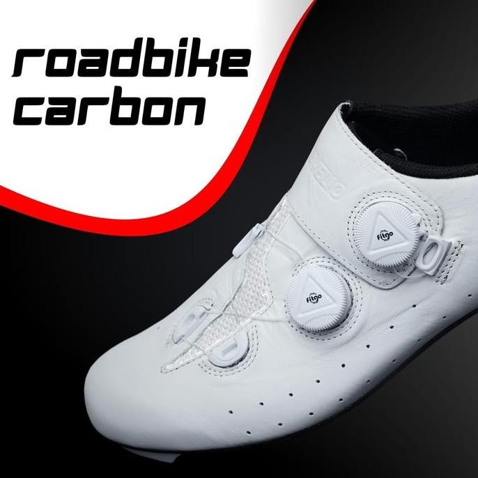 ready Sepatu sepeda carbon avelio roadbike Putih
