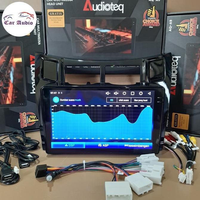Head Unit Android 9 inch Yaris Bakpao atau Yaris Lele Yaris 2006-2012