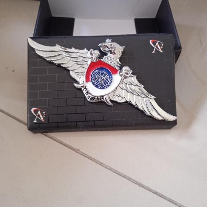 Baru  super exclusive brevet wing pdh unamid silver