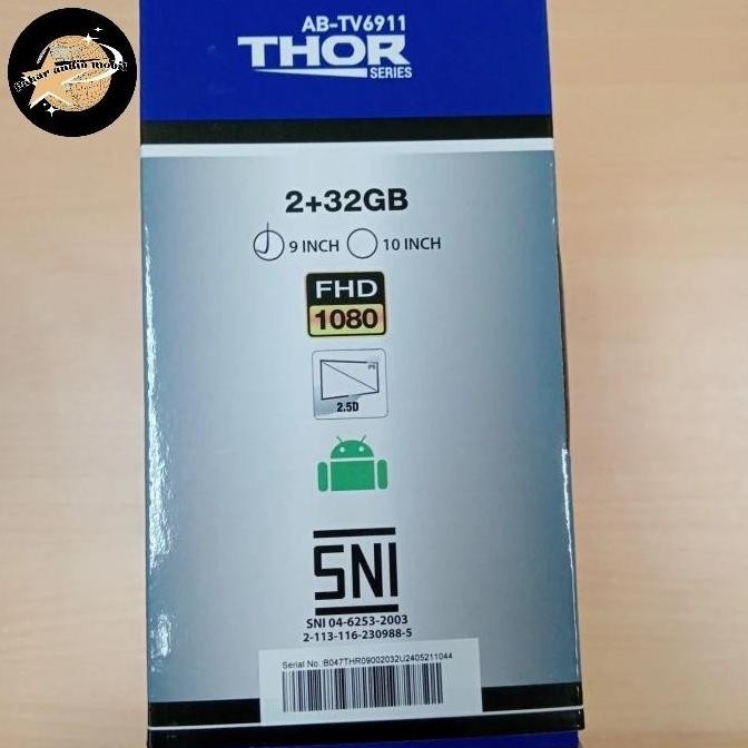 HEAD UNIT ANDROID 9 INCH AUDIOBANK AB-TV6911 / HEAD UNIT ANDROID AUDIOBANK THOR SERIES