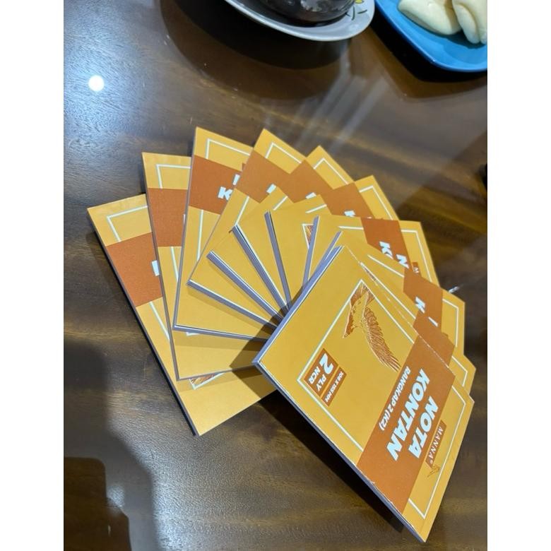 

Limited - (1 PACK/ISI 10 BUKU) Buku Nota Kontan NCR 2 ply 1/4 Folio (108mm x 155mm) 20 LEMBAR TEMBUSAN DIJAMIN JELAS merk MANNA ..