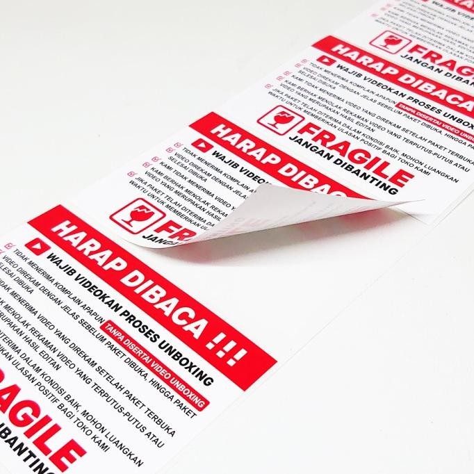 

Terbaru - Stiker Label Wajib Video Unboxing 7 x 5 cm (1 roll isi 500 pcs) !!