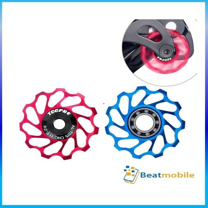 Super Murah, Toopre Ceramic Pulley Guide Bearing Untuk Sepeda Mtb/Seli/Roadbike