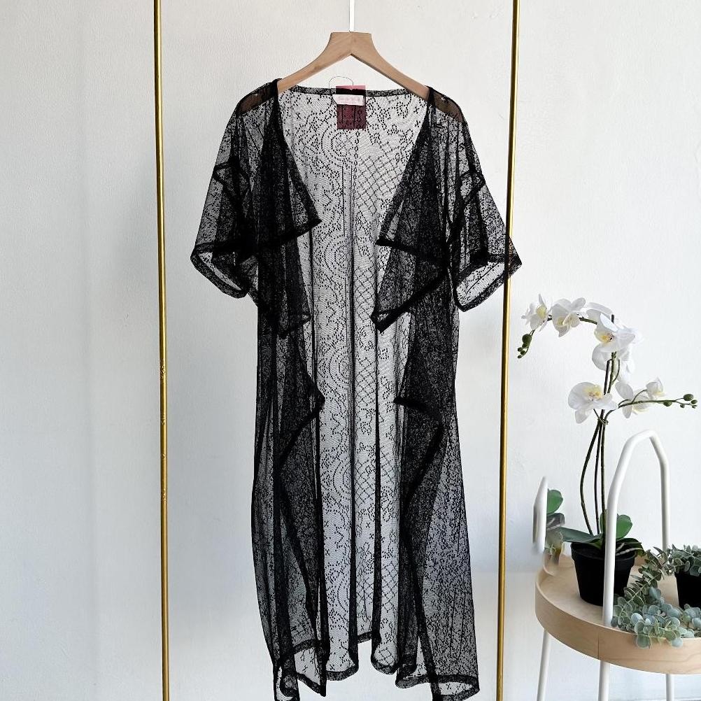 Promo - Emikoawa - Outer Lace Brukat Brokat Wanita Kondangan Luaran Blazer Atasan Wanita Pesta ~