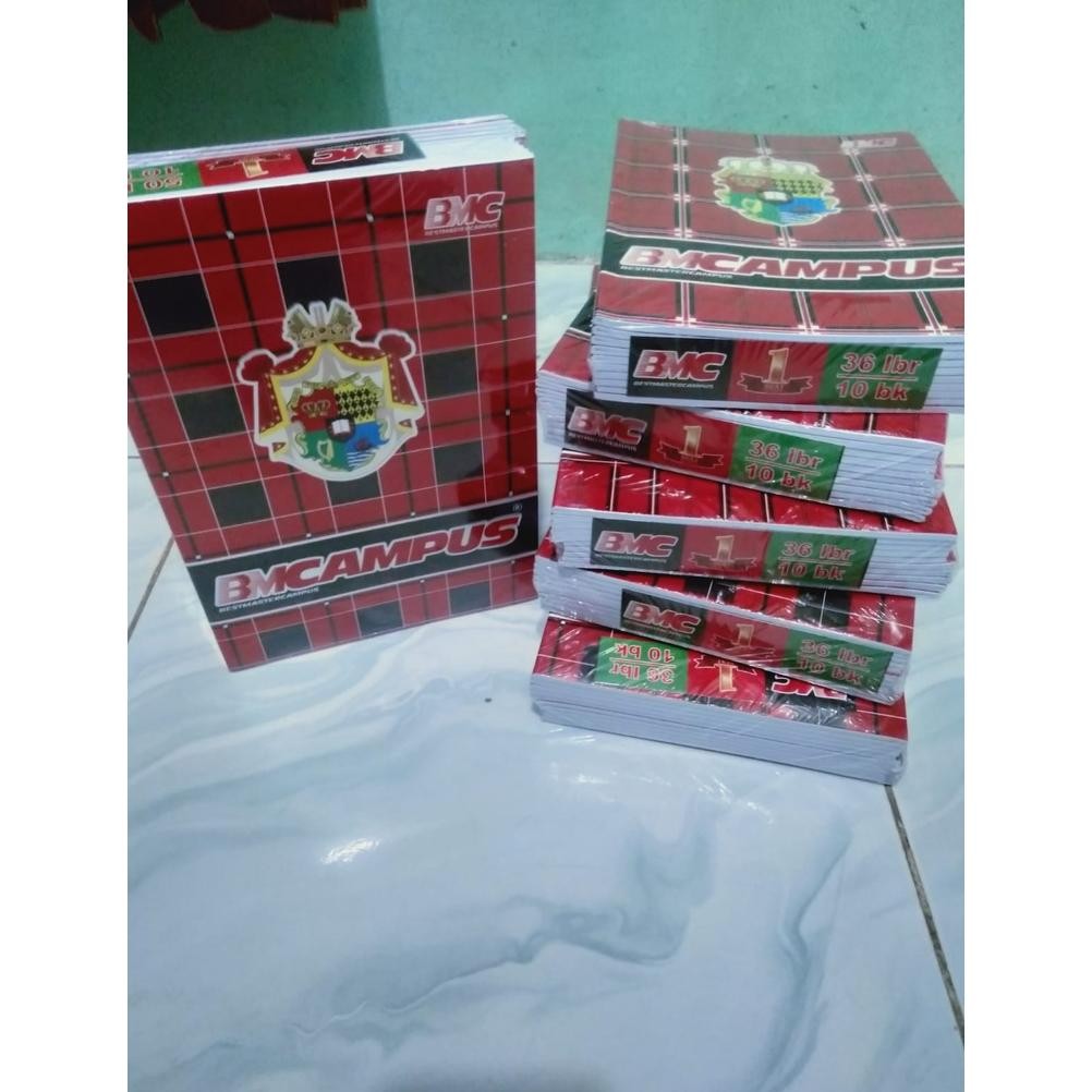 

Terjangkau - 1 Pack BUKU TULIS BESAR FAVORITE CAMPUS 36 LEMBAR ISI 5 PCS BUKU PANJANG