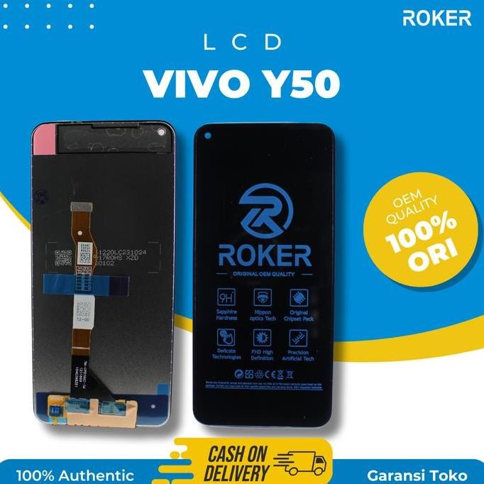 TERBARU - LCD TOUCHSCREEN VIVO Y50 / TOUCHSCREEN VIVO Y50 1935 LCD TS FULLSET