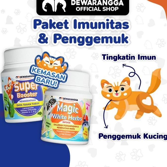 Vitamin Imun Kucing dan Penggemuk Kucing Dewarangga - Imunitas Kucing