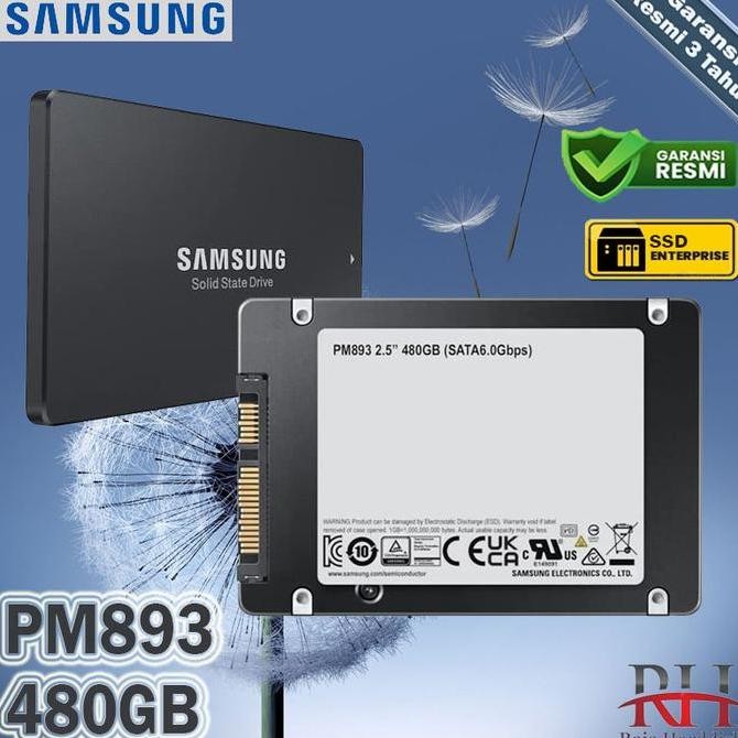 Samsung SSD Server PM893 480GB Enterprise Class SATA Garansi 3 Tahun