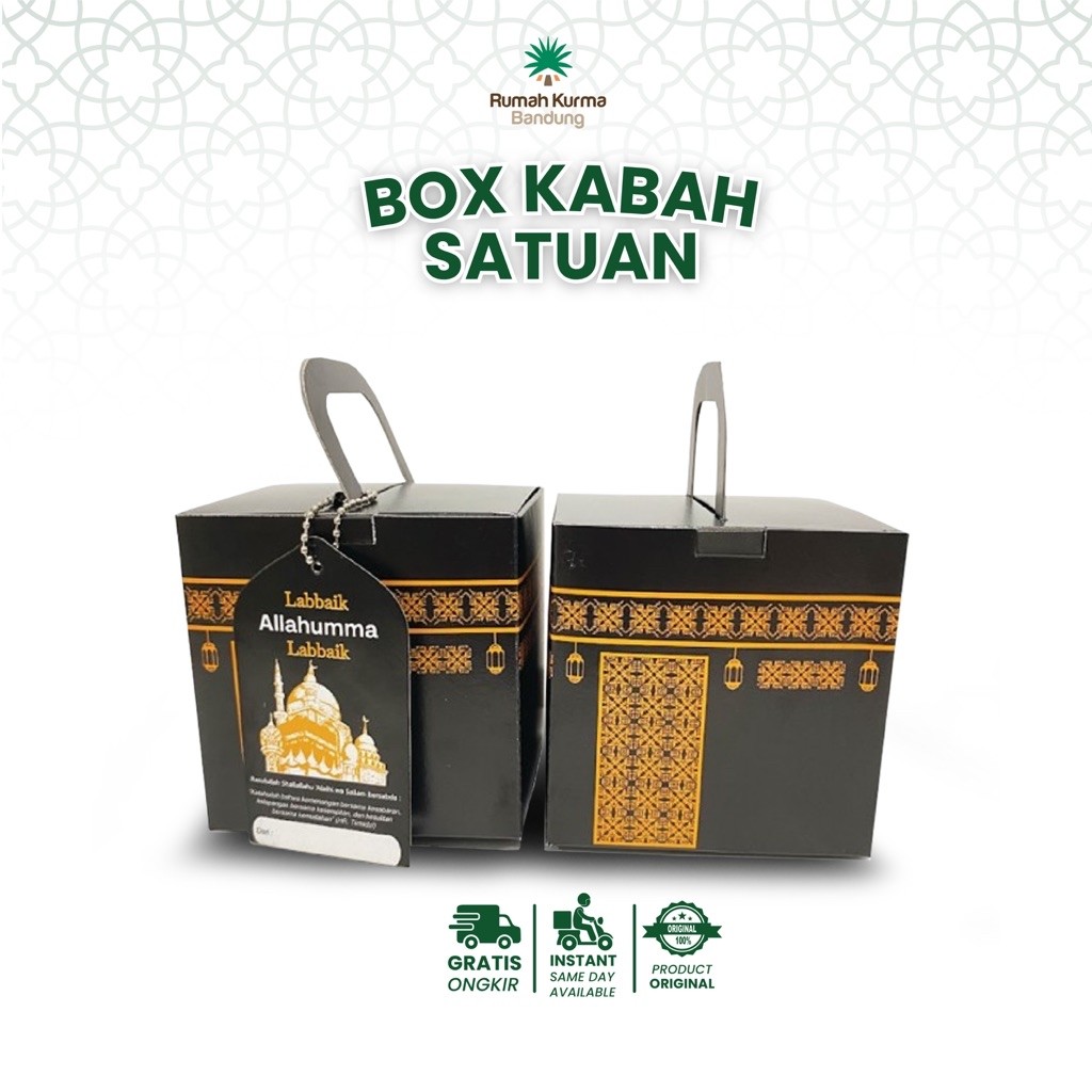 

Buraidah Box Kabah Satuan Dus Ka'bah Paket Oleh Oleh Haji Umroh Premium Free Hangtag Tebal Kokoh