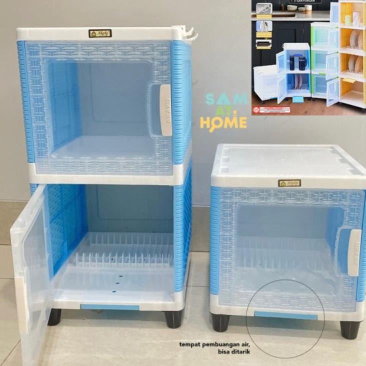 Rak Piring Akako Kotak Box Susun