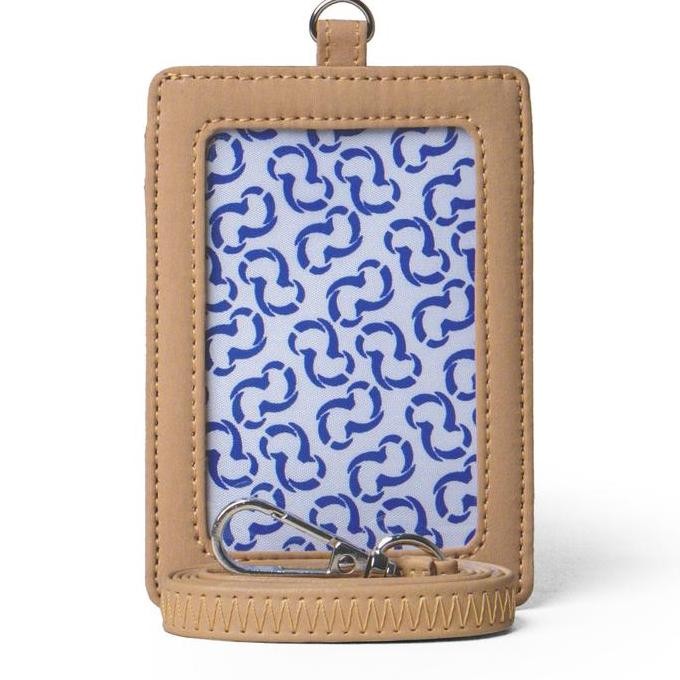 

TERMURAH - Wallts Aiken Latte Crinkle - Lanyard Name Tag Id Card Pria Dompet Kartu Hitam