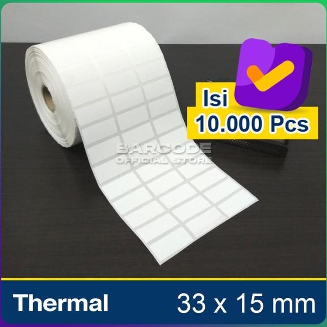 

Baru Label Termal 33X15Mm 3 Line - Kertas Sticker Ukuran Kecil Untuk Harga Barang