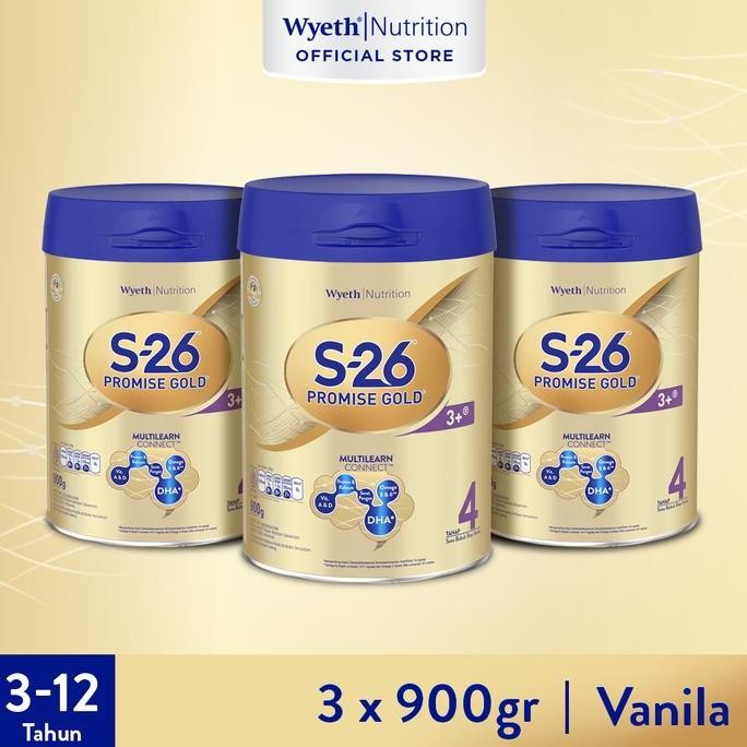 

terbaru s-26 promise gold 900gr susu bubuk formula lanjutan paket 3pcs