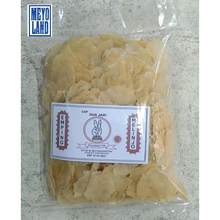 

1 Kg Emping Dua Jari Premium Melinjo Dus Kerupuk Belinjo Mentah Enak #Gratisongkir