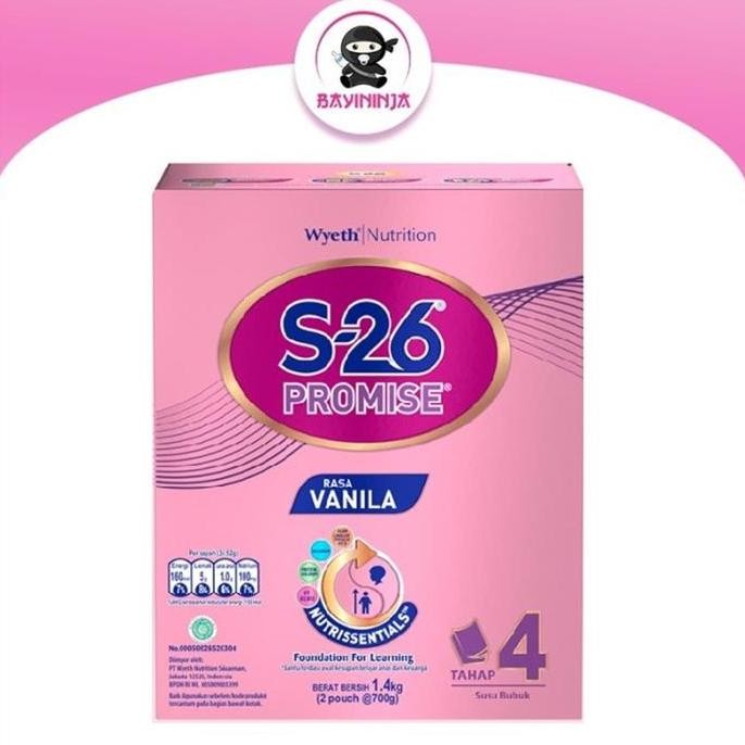 

terbaru s26 promise 4 vanila 1400gr susu formula anak