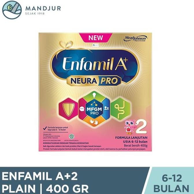 

terbaru enfamil a+2 400gr susu formula bayi lanjutan 6-12 bulan