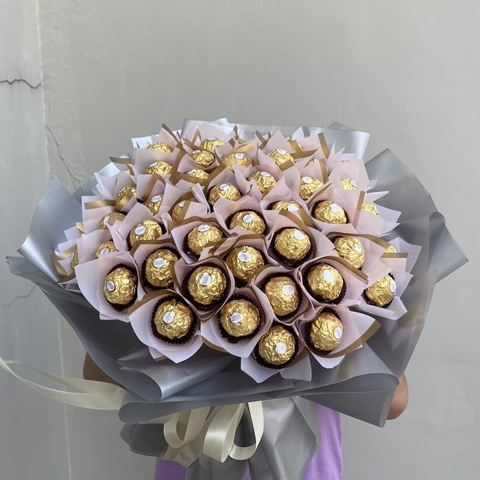 

The Ferreros Chocolate Bouquet Bucket Buket Bunga Segar Fresh Instant