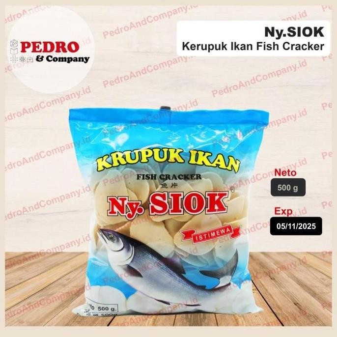 

Ny Siok Krupuk Ikan Istimewa 500 Gram - Fish Cracker #Gratisongkir