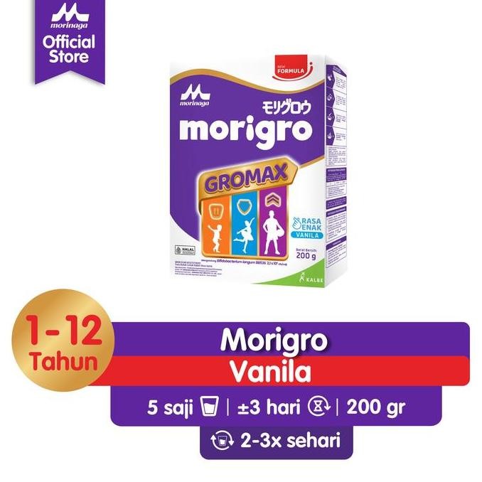 

terbaru morigro susu nutrisi anak rasa vanilla 200gr