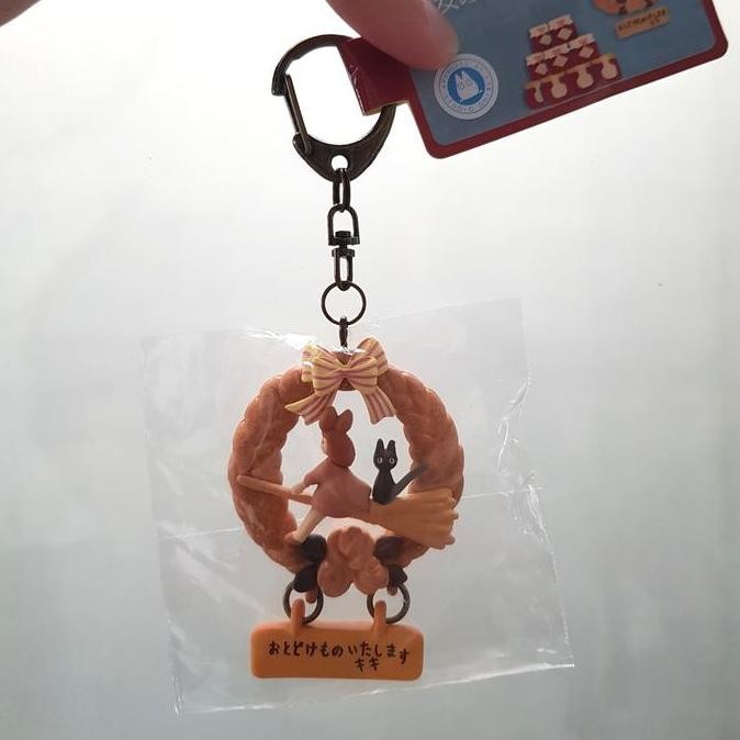 [tin] keychain kiki delivery bakery shop new original ghibli store japan