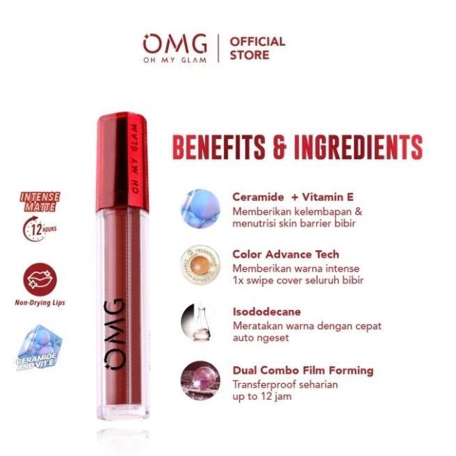 Asli OMG Oh My Glam Special Bundle 3in1 Makeup Skin Care Kit Two Way Cake Sunscreen Lip Cream