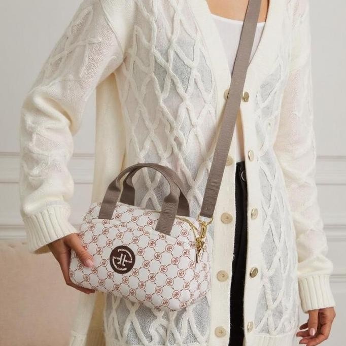 terbaru saskia 116-05-j tas selempang wanita - slingbag kulit pu muat hp dompet cocok arisan nongkro