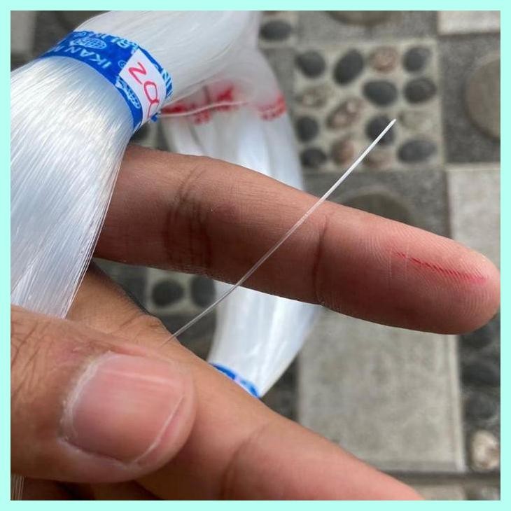 Sale Senar Layangan Gapangan Bening Cap Ikan Marlin Ukuran 200 Senar Pancing Senar Manik Manik
