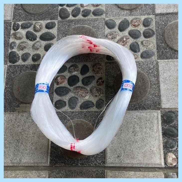 Event Sale Senar Layangan Gapangan Bening Cap Ikan Marlin Ukuran 200 Senar Pancing Senar Manik Manik