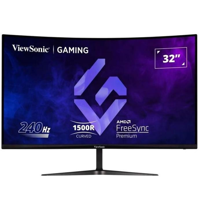 TERMURAH - VIEWSONIC VX3219-PC-MHD 32 inch FHD VA 240Hz 1ms HOME OFFICE GAMING CURVED MONITOR
