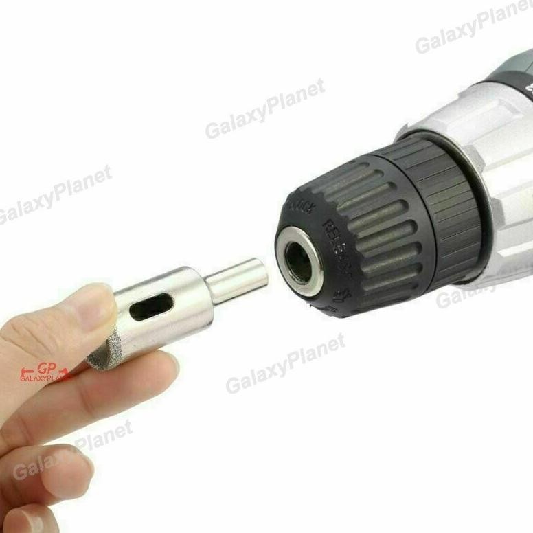 15/10PCS set mata bor kaca keramik granit marmer batu porselen diamond hss holesaw pelubang/mata bor