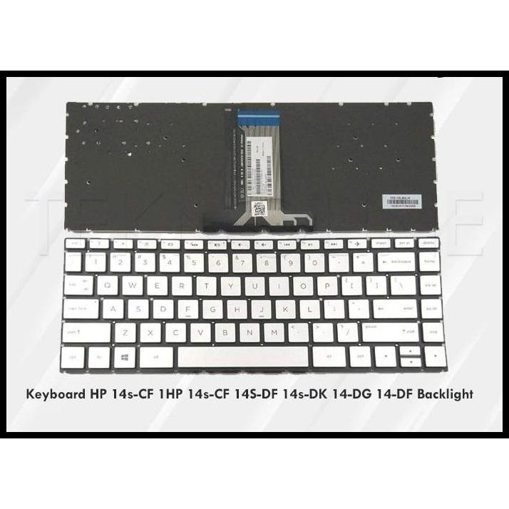 keyboard laptop hp 14s-dk0157au backlight