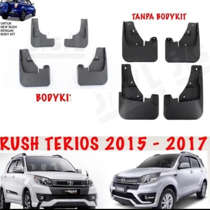 Karpet Lumpur / Mud Guard Mobil Rush / Terios 2015/2016/2017
